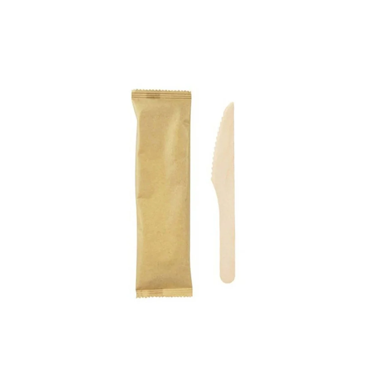 Wooden Knife Individually Wrapped 500 Pieces
